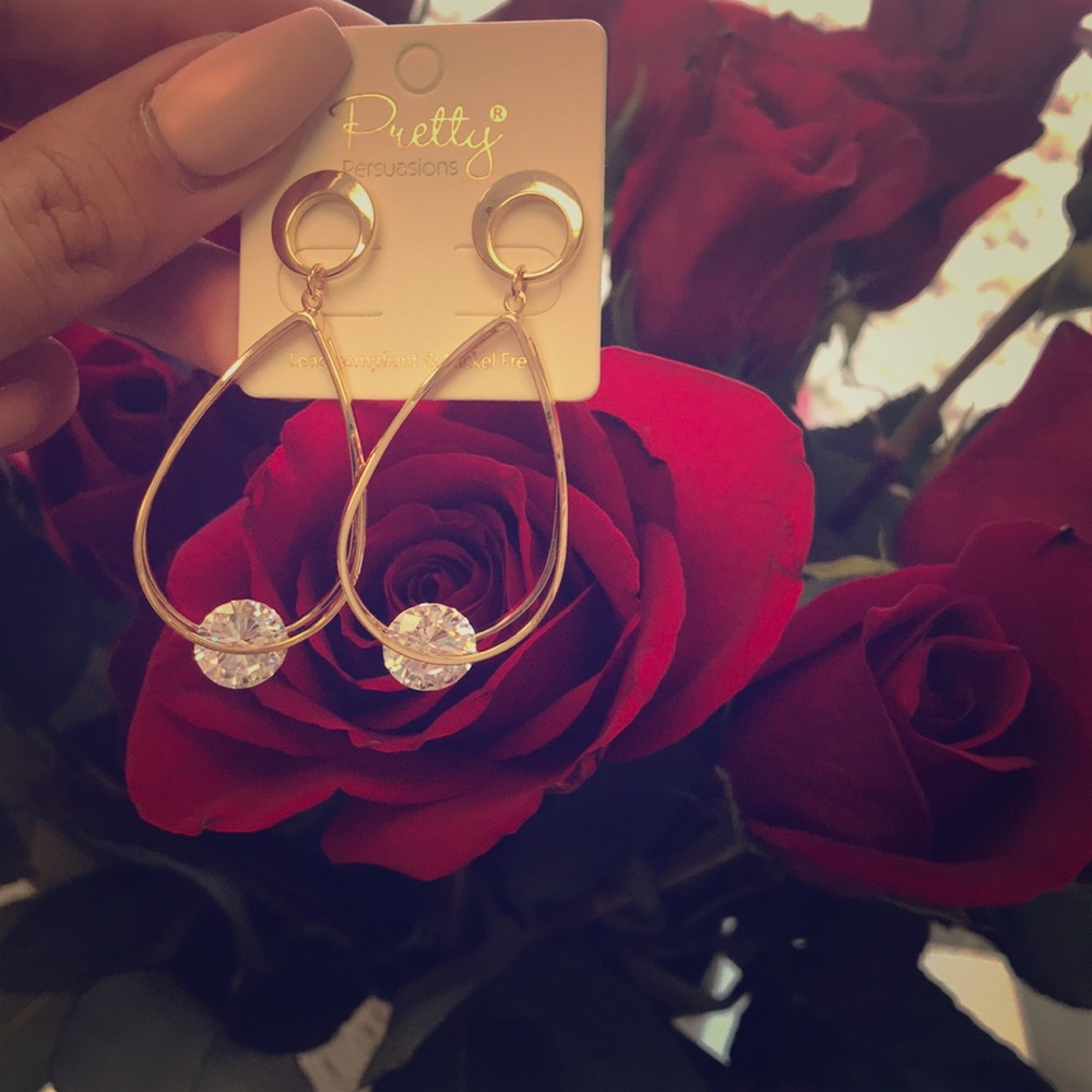 Gold earrings